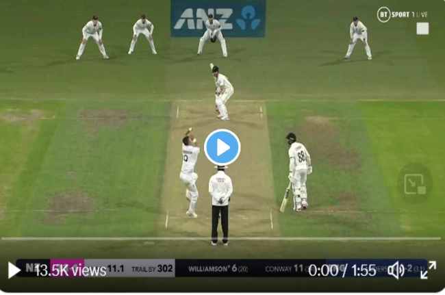 NZ vs ENG live Kane Williamson dismissed James Anderson NZ vs ENG live Kane Williamson dismissed James Anderson