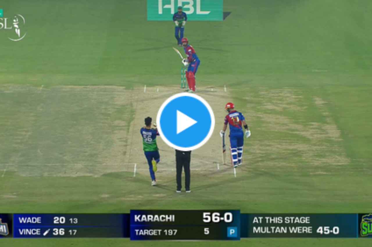 PSL 2023 MS vs KK James Vince Six PSL 2023 MS vs KK James Vince Six