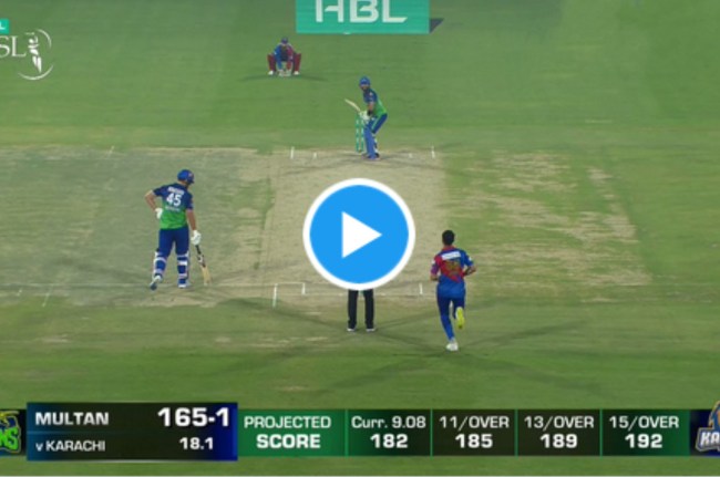 PSL 2023 MS vs KK Mohammad Rizwan Six