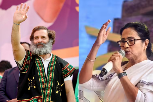 Congress MP Rahul Gandhi, Rahul Gandhi On TMC Chief Mamta Banerjee, West Bengal CM Mamta, PM Narendra Modi, Meghalaya Assembly Election 2023, Meghalaya Election Updates, Congress Vs TMC