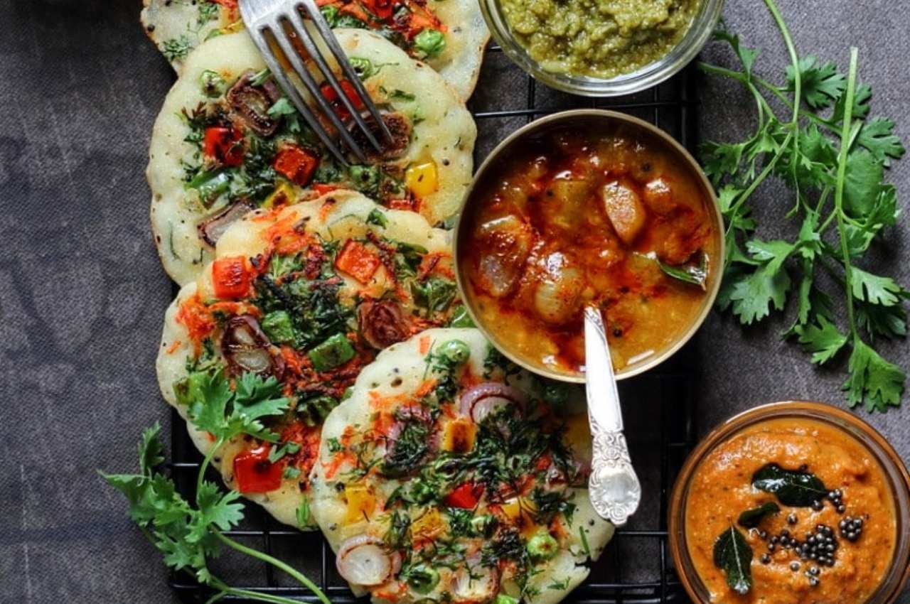Rava Uttapam, Recipe, breakfast recipes Indian, simple breakfast recipes, healthy breakfast recipes,