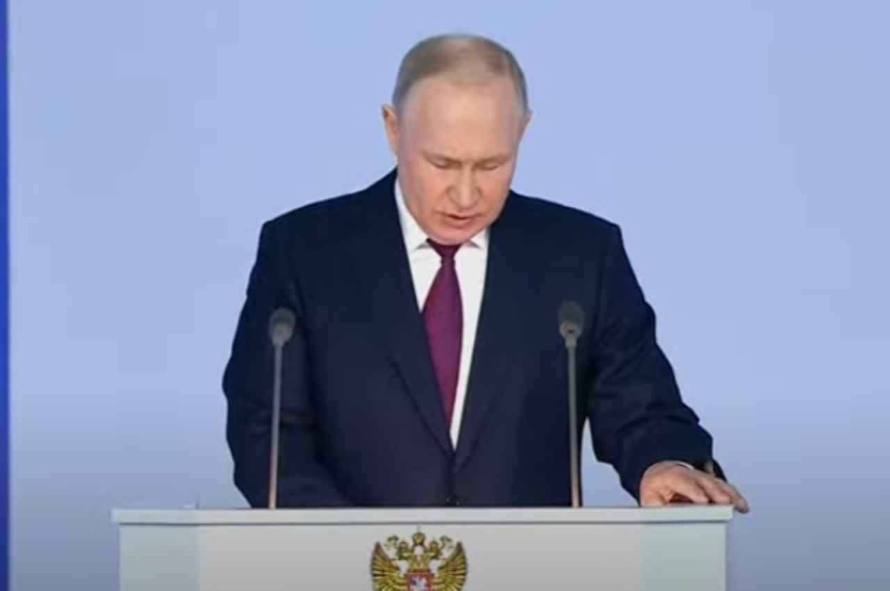 Russia Ukraine War Russia Ukraine War,Vladimir Putin, vladimir putin speech, Putin addressed nation, first anniversary of Russia Ukraine conflict