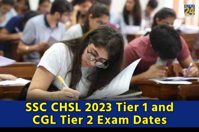 SSC CHSL 2023 Tier 1 and CGL Tier 2 exam dates