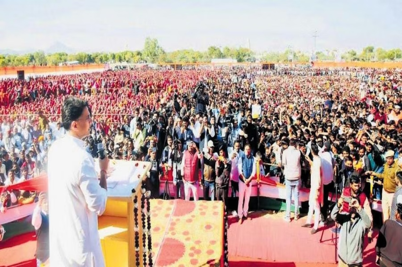 Sachin Pilot In Hanuman garh