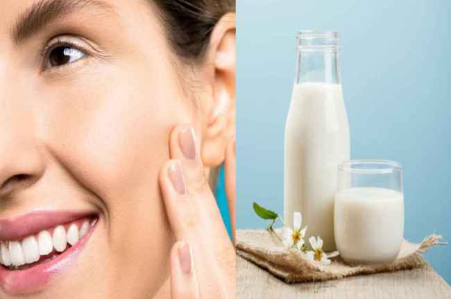 Skin Care Tips turmeric mixed with milk for glowing skin