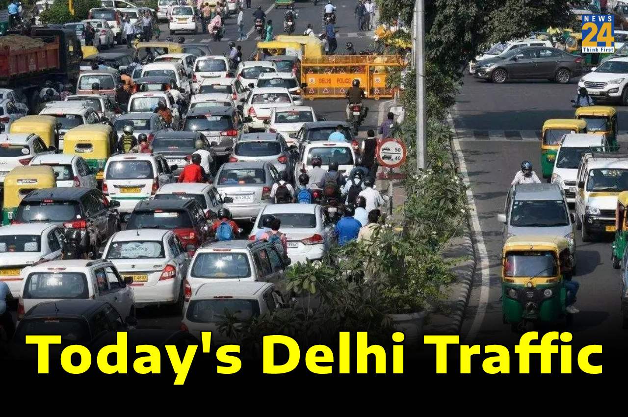  delhi traffic jam live,  delhi traffic jam today, delhi traffic jam update, Delhi Traffic Live Update, delhi traffic route, delhi traffic route today,  delhi traffic today, ncr traffic,