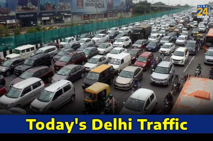 delhi traffic jam live, delhi traffic jam today, delhi traffic jam update, Delhi Traffic Live Update, delhi traffic route, delhi traffic route today, delhi traffic today, ncr traffic,