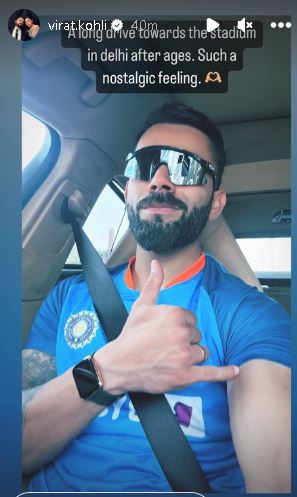 Virat Kohli instagram story