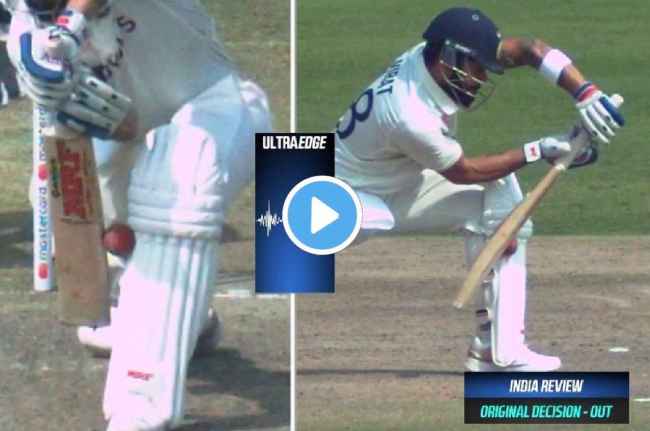 Virat Kohli unlucky out