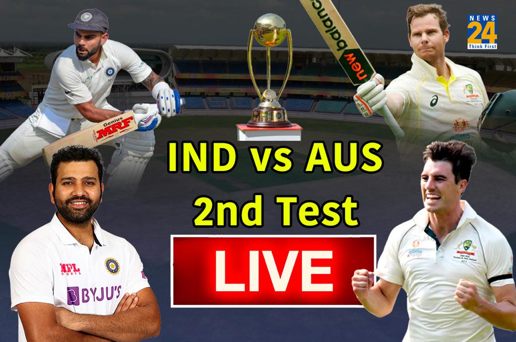 IND vs AUS 2nd Test Day 2 Live