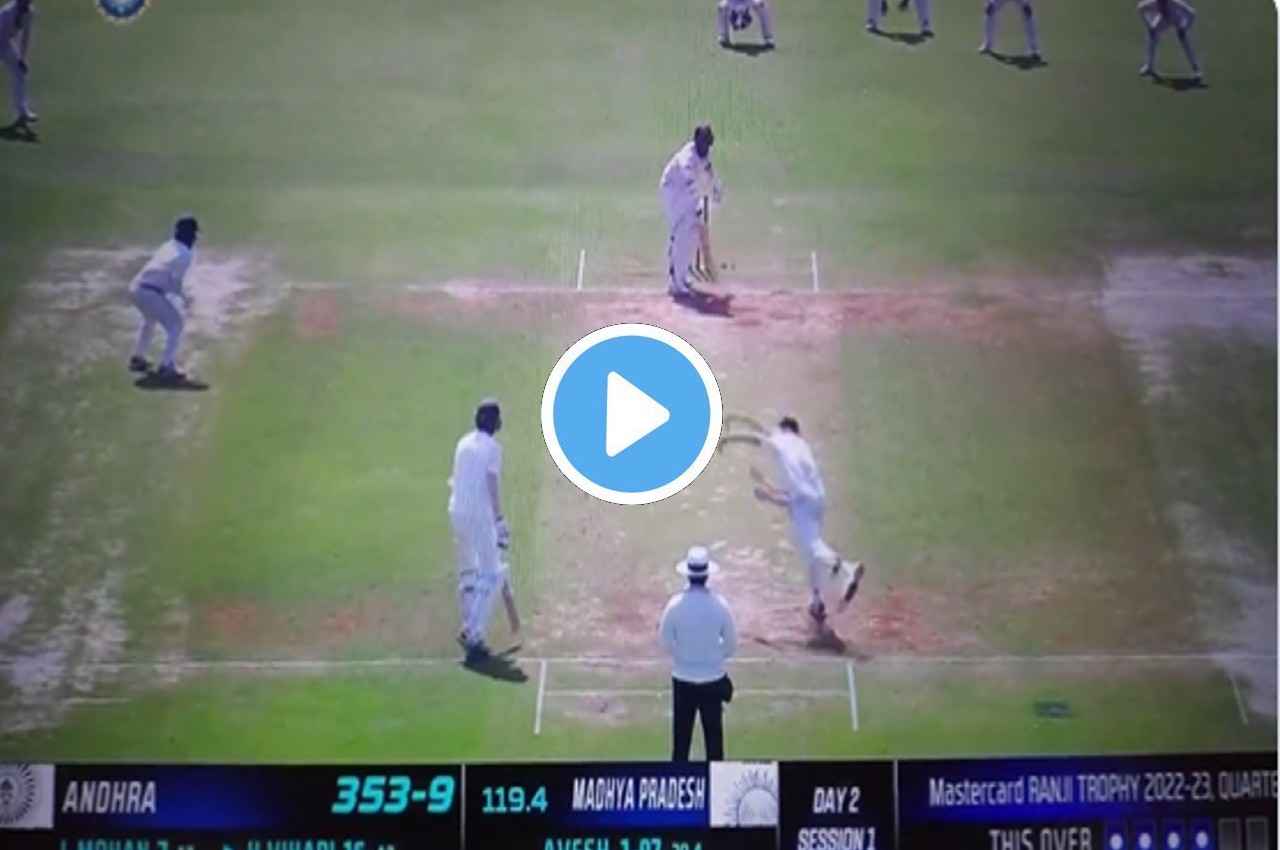 Ranji Trophy: हनुमा विहारी की कलाई में लगी चोट, एक हाथ से आवेश खान को मारा चौका, देखें Video