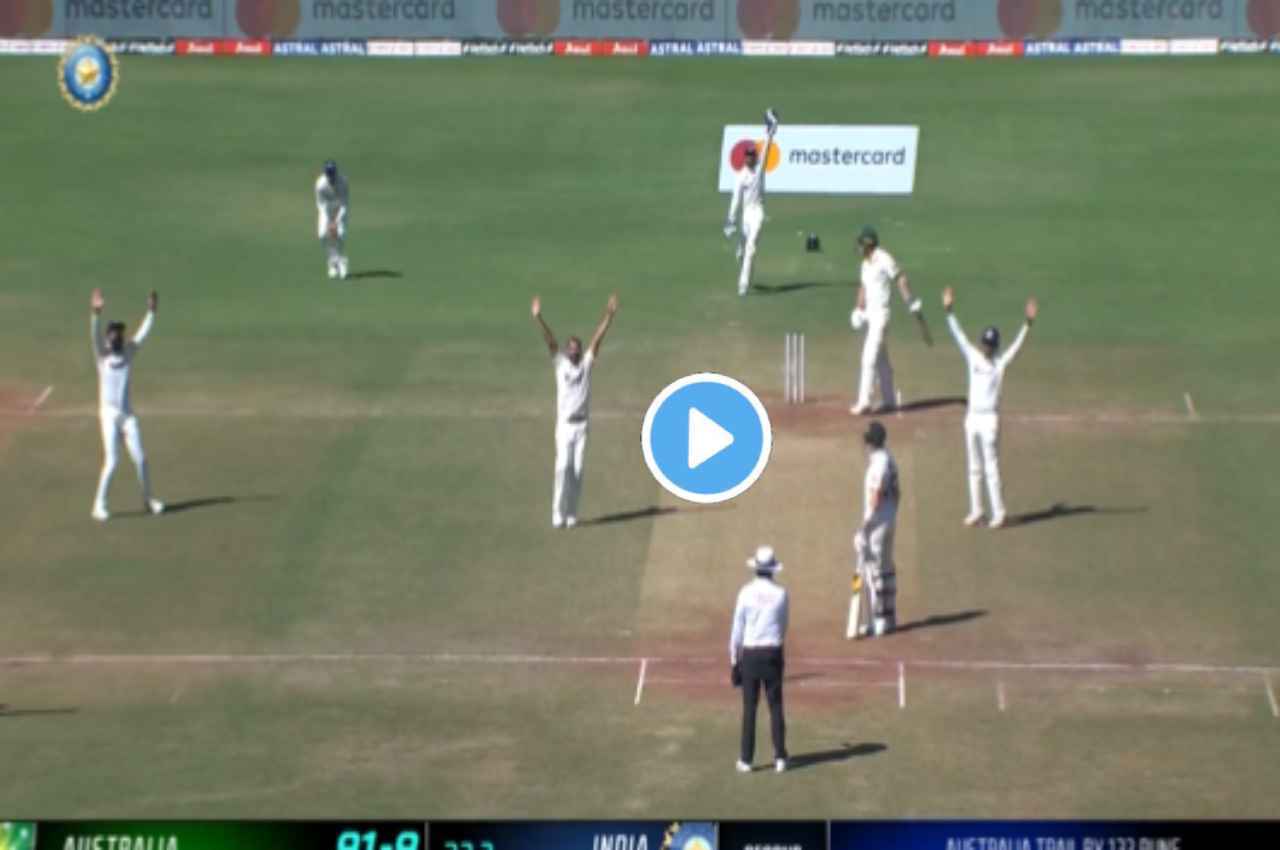 mohammed shami dismisses scott boland to win india