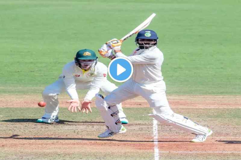 ravindra jadeja swung bat like a sword