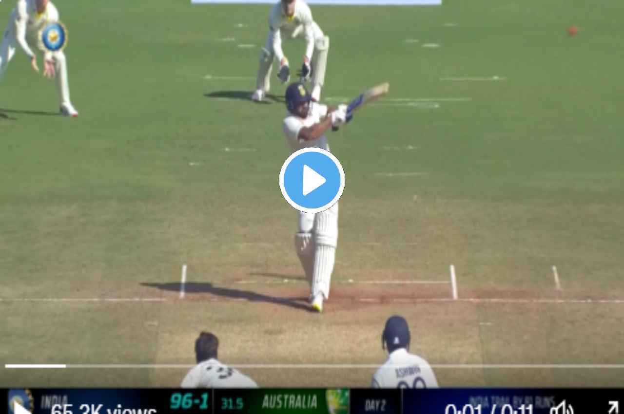IND vs AUS: ये है Rohit Sharma special, पैट कमिंस की गेंद पर गोली की रफ्तार से मारा SIX, देखें video