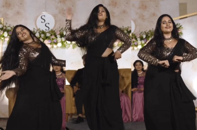 sali dance Viral Video, Madhuri Dixit, trending video, Sali dance youtube