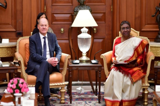 German Chancellor, Olaf Scholz, President, Draupadi Murmu, PM Modi, Delhi News