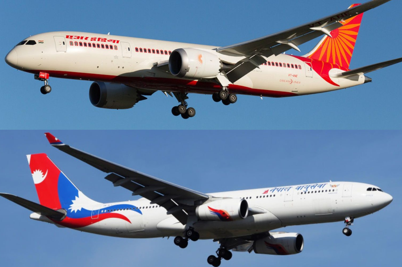 Air India, Nepal Airlines, Kathmandu, CAAN