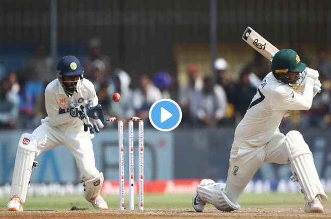 Ashwin clean bowled Nathan Lyon watch video