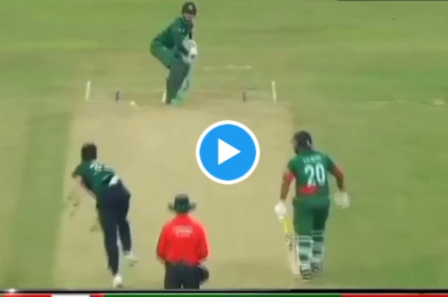 BAN vs IRE ODI Taskin Ahmed Six