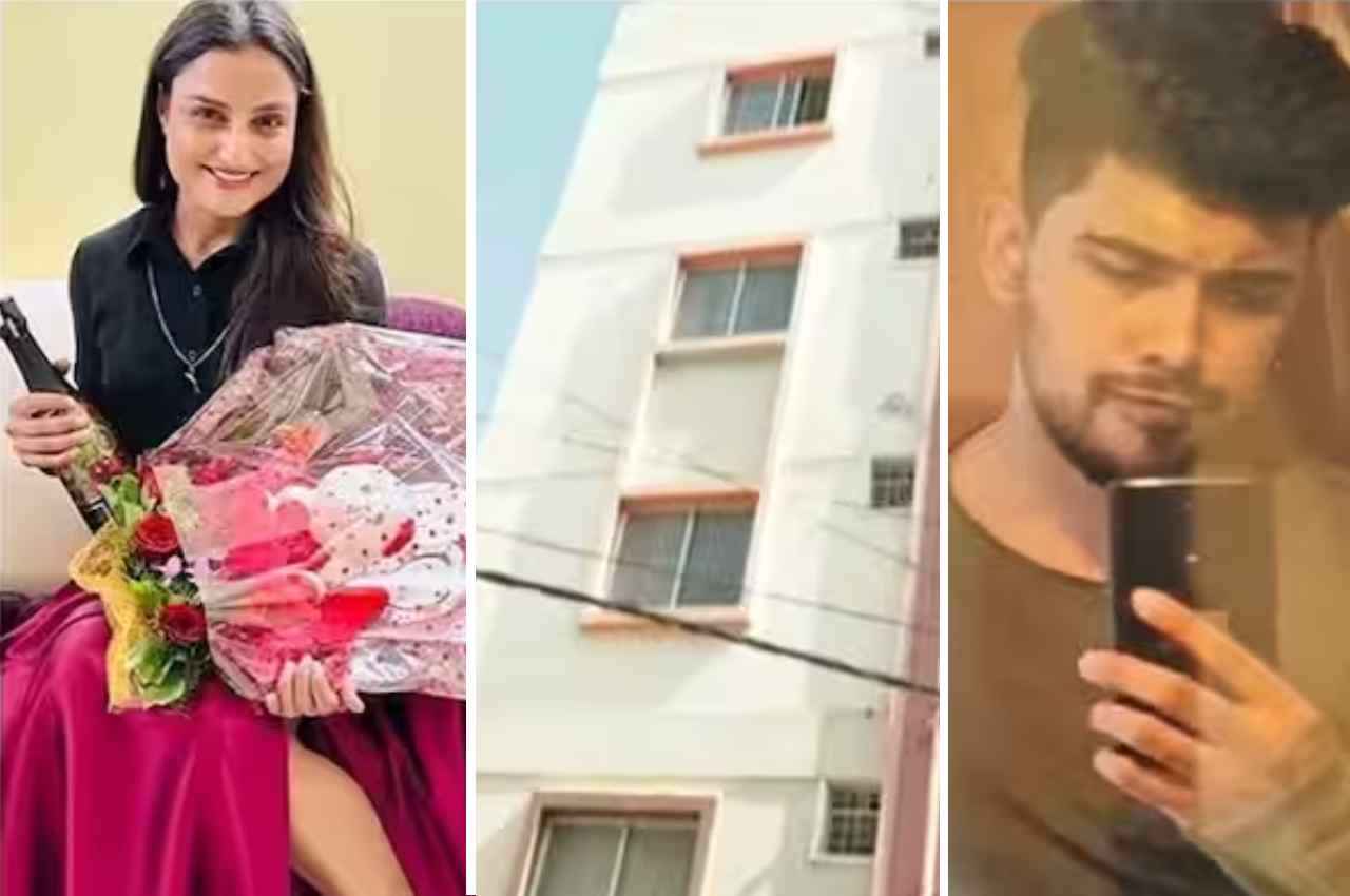 बेंगलुरु में बिल्डिंग से गिरकर एयरहोस्टेस की मौत; मर्डर के आरोप में बॉयफ्रेंड गिरफ्तार; प्रेमी का दावा- पैर फिसलने से मौत