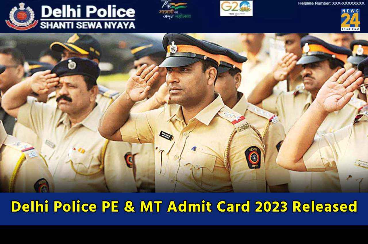 Delhi Police PE & MT Admit Card 2023: कांस्टेबल पदों के लिए पीई और एमटी का एडमिट कार्ड जारी, यहां Direct Link से करें डाउनलोड