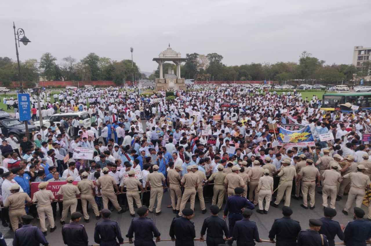 Doctor Protest In Jaipur