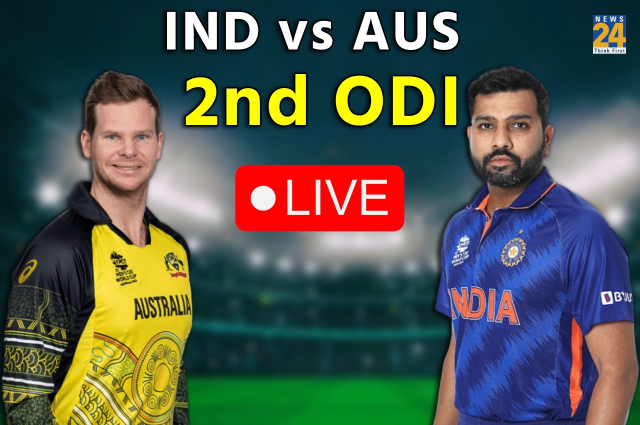 IND vs AUS 2nd ODI Live score