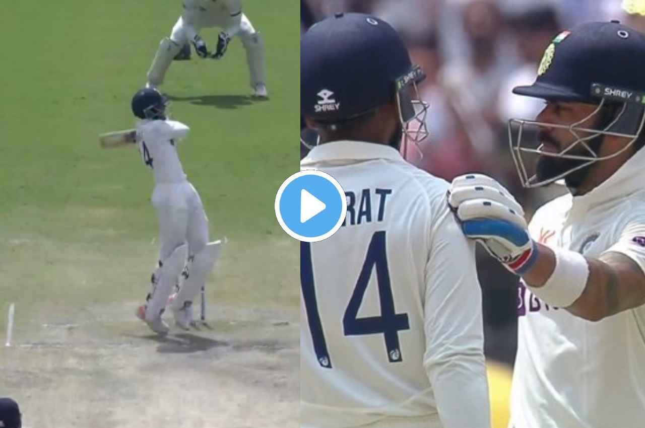 IND vs AUS: KS Bharat ने कैमरुन ग्रीन को दिन में दिखाए तारे, खड़े-खड़े जड़ दिए दो गगनचुंबी छक्के, देखें वीडियो
