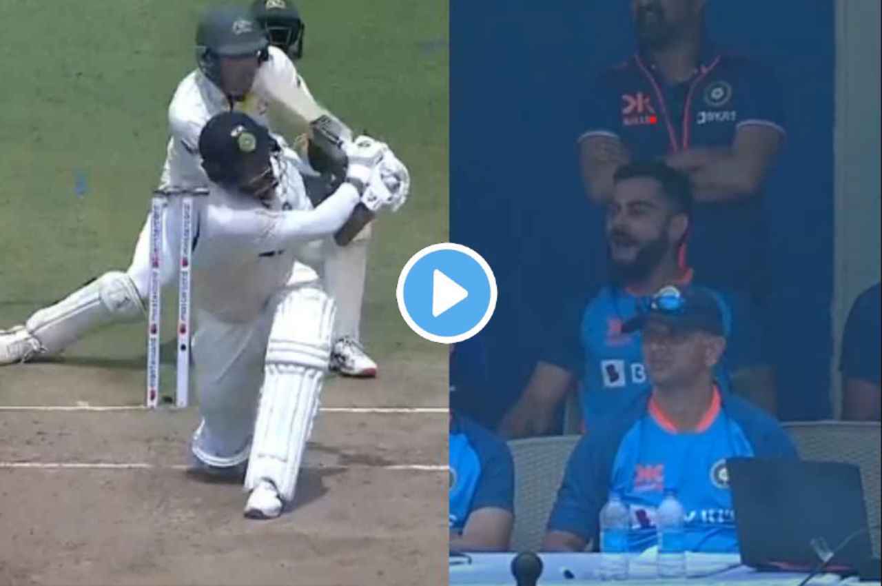 IND vs AUS: Umesh Yadav ने घुटना टेककर जड़ दिया गगनचुंबी छक्का, Virat Kohli भी रह गए हैरान, देखें वीडियो