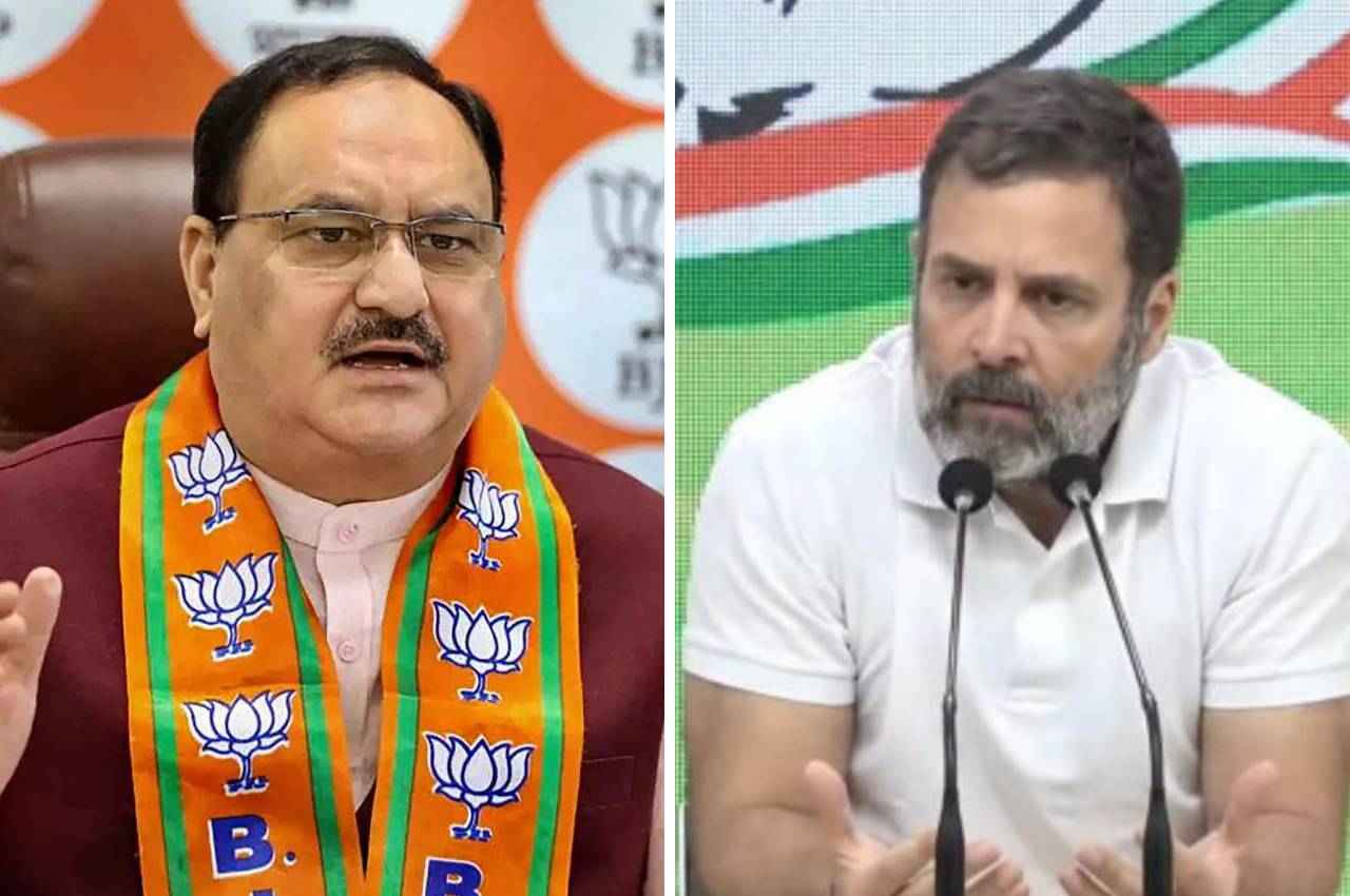 JP Nadda, Rahul Gandhi, BJP, Congress