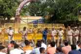 Jaipur News, ABVP Protest Outside police Station