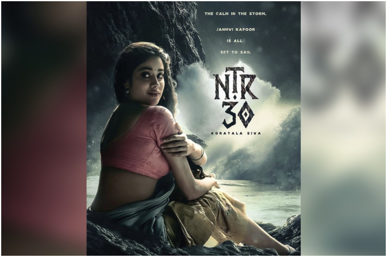 Janhvi Kapoor First Look From NTR 3O