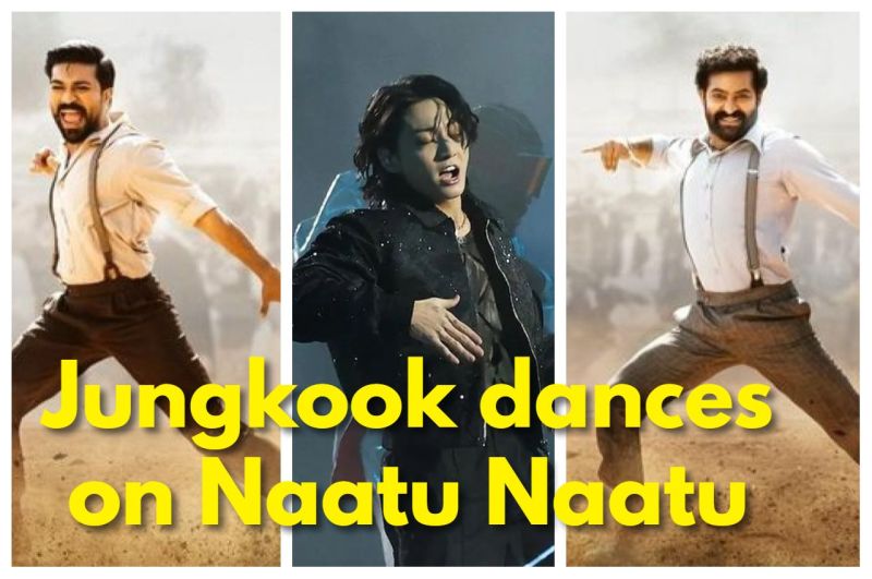 Jungkook dances on Naatu Naatu