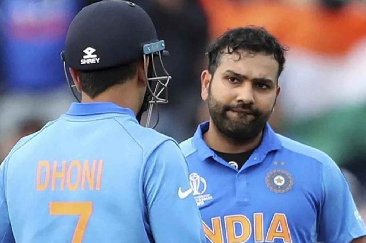 Mahendra Singh Dhoni will meet Rohit Sharma