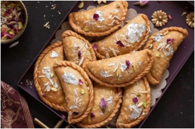 Mava Gujiya Recipe Mava Gujiya Recipe