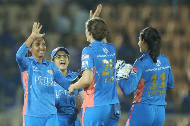 Mumbai Indians beat Gujarat giants to enter Women Premier League playoffs Mumbai Indians beat Gujarat giants to enter Women Premier League playoffs