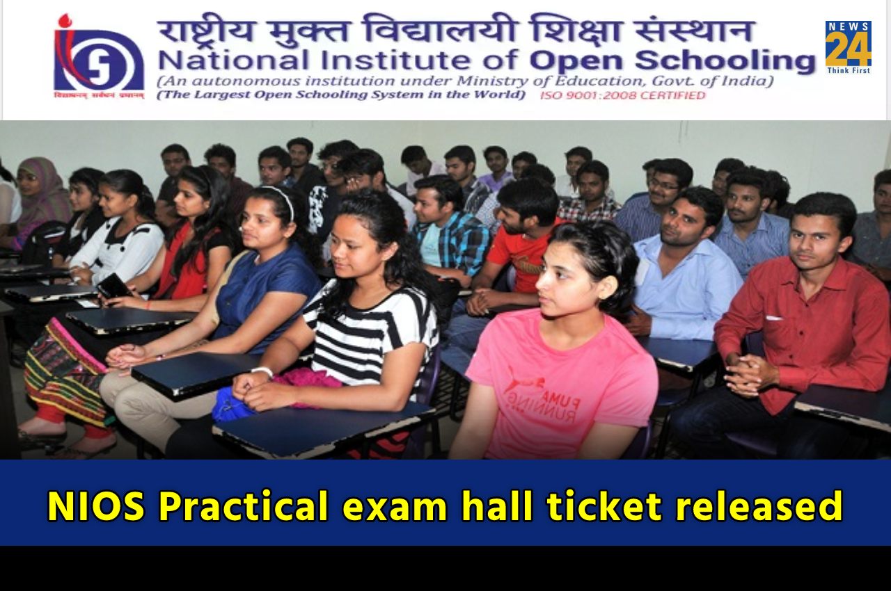 NIOS Practical exam hall ticket released
