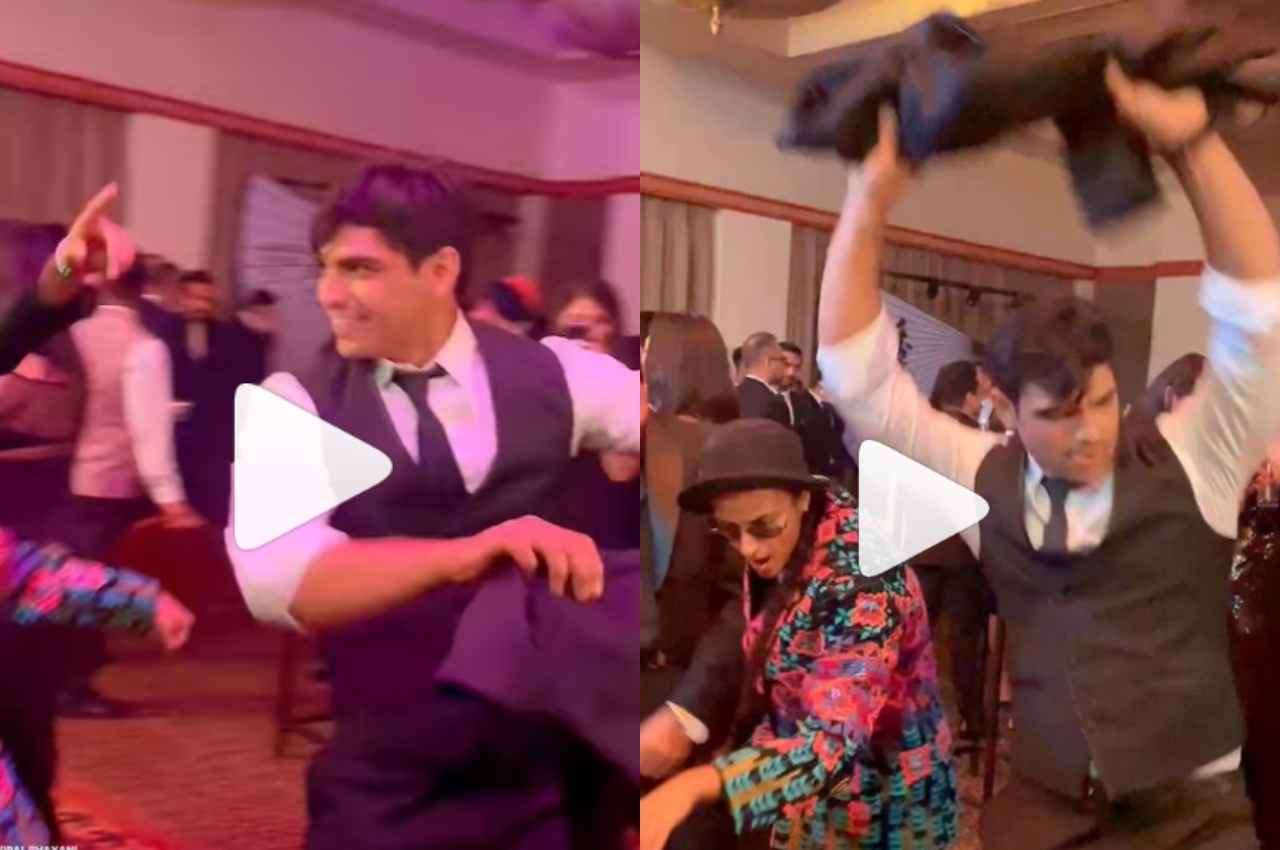 विराट भाई के अवॉर्ड शो में नीरज चोपड़ा का देसी ठुमका, कोट उतारकर काटा गदर, देखें Video