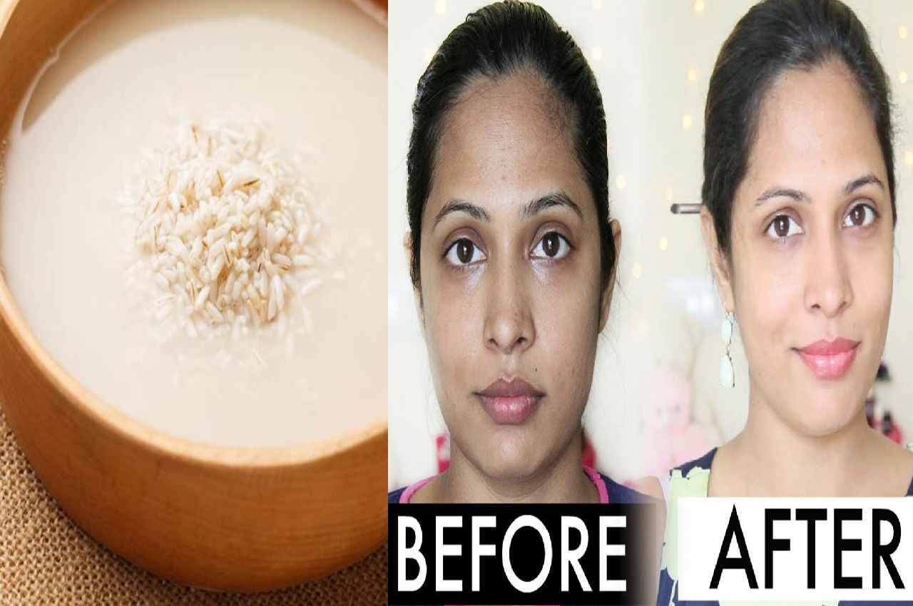 Glowing Skin tremendous benefits of applying Rice water on the face