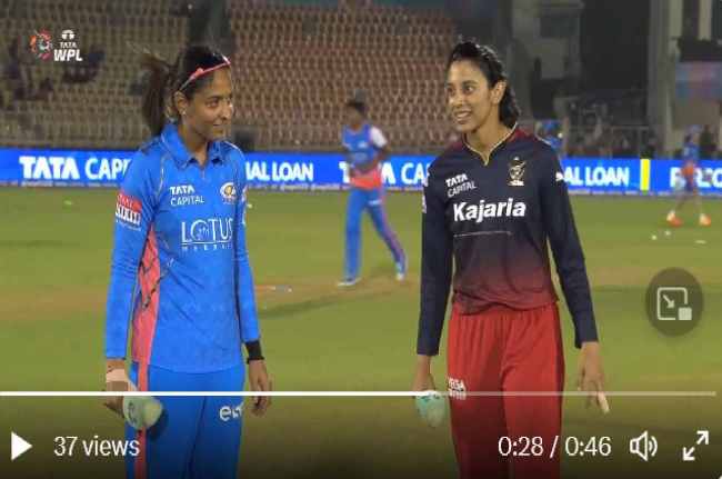 WPL 2023 Mumbai Indians Women vs Royal Challengers Bangalore live
