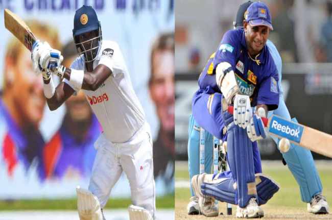 NZ vs SL 1st test Angelo Mathews Completed 7 thousand test runs overtake Sanath Jayasuriya