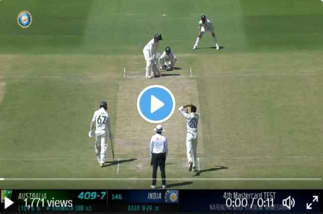 IND vs AUS live Axar Patel dismissed Usman Khawaja IND vs AUS live Axar Patel dismissed Usman Khawaja