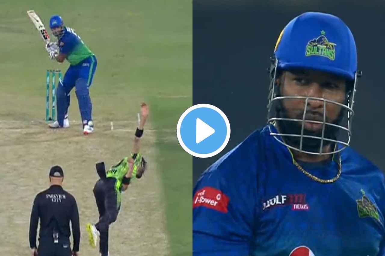 PSL 2023: न स्टाइल बदली , न पॉवर कम हुआ, 145 KMPH वाली बाउंसर पर Kieron Pollard ने मारा तूफानी छक्का, देखें Video