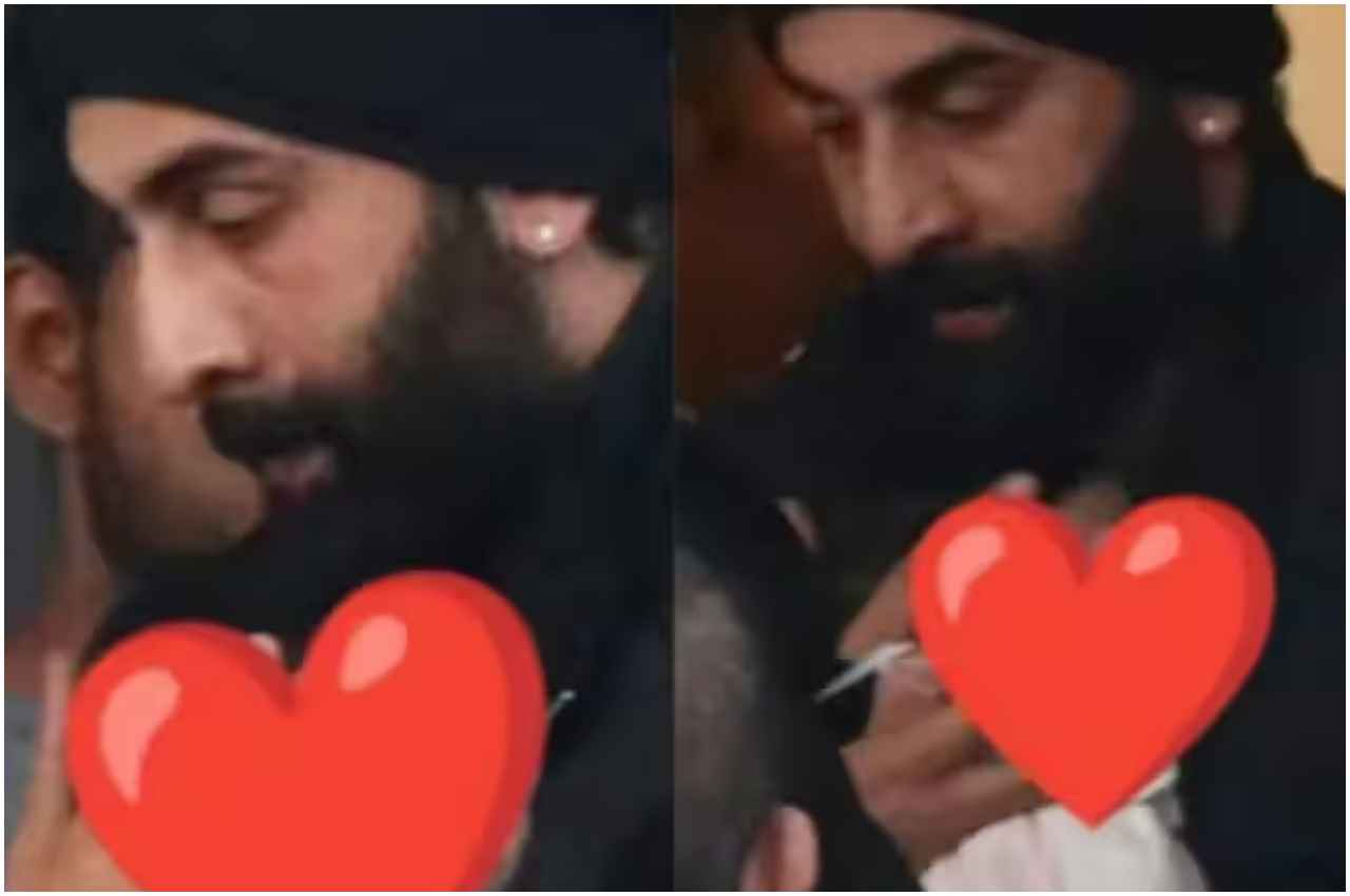बेटी राहा को सीने से चिपकाए नजर आए Ranbir Kapoor, देखें वीडियो