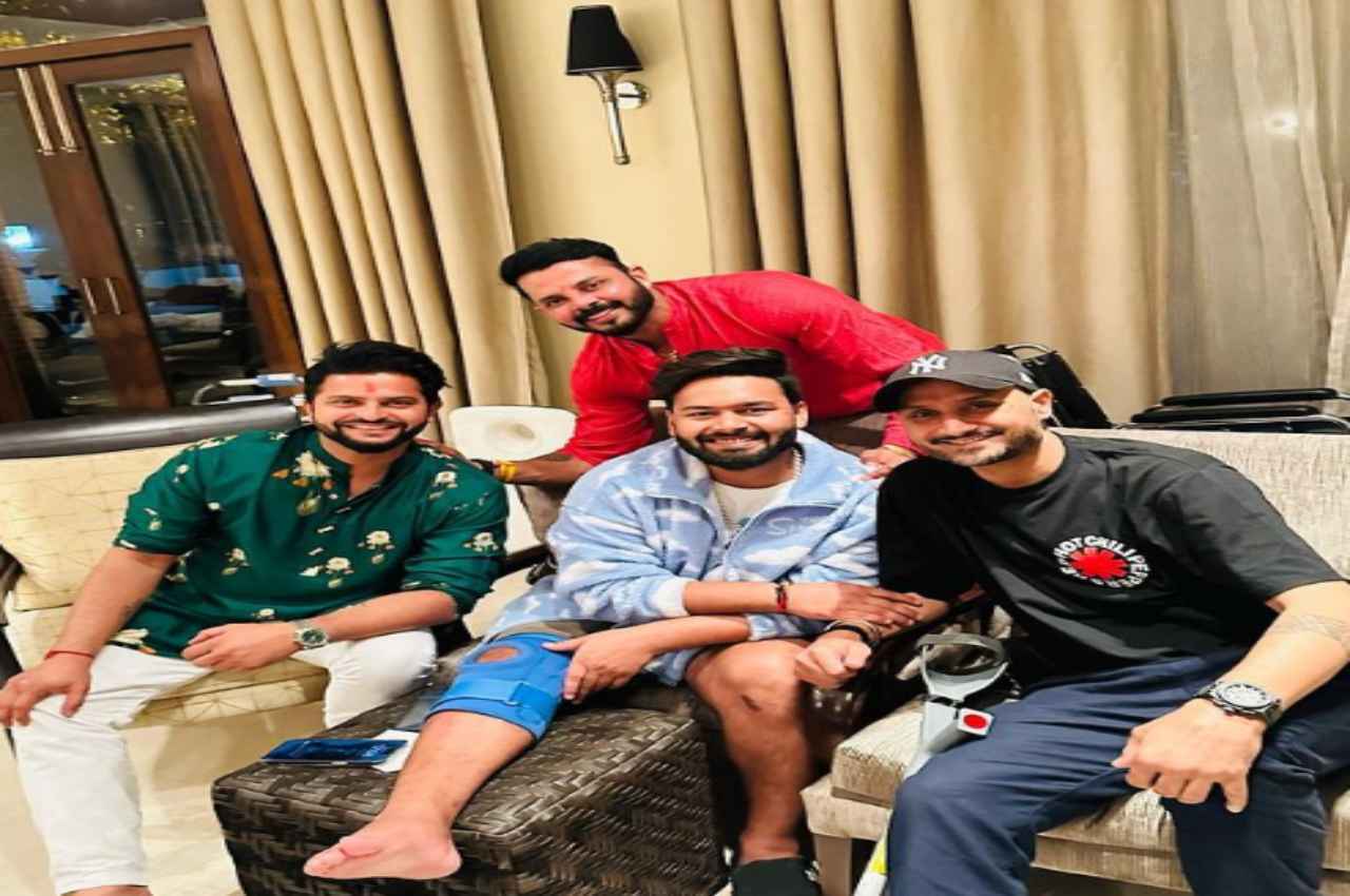 Rishabh Pant Harbhajan Singh Suresh Raina
