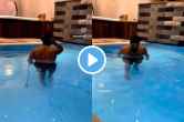 Rishabh Pant is recovering fast bathing in swimming pool