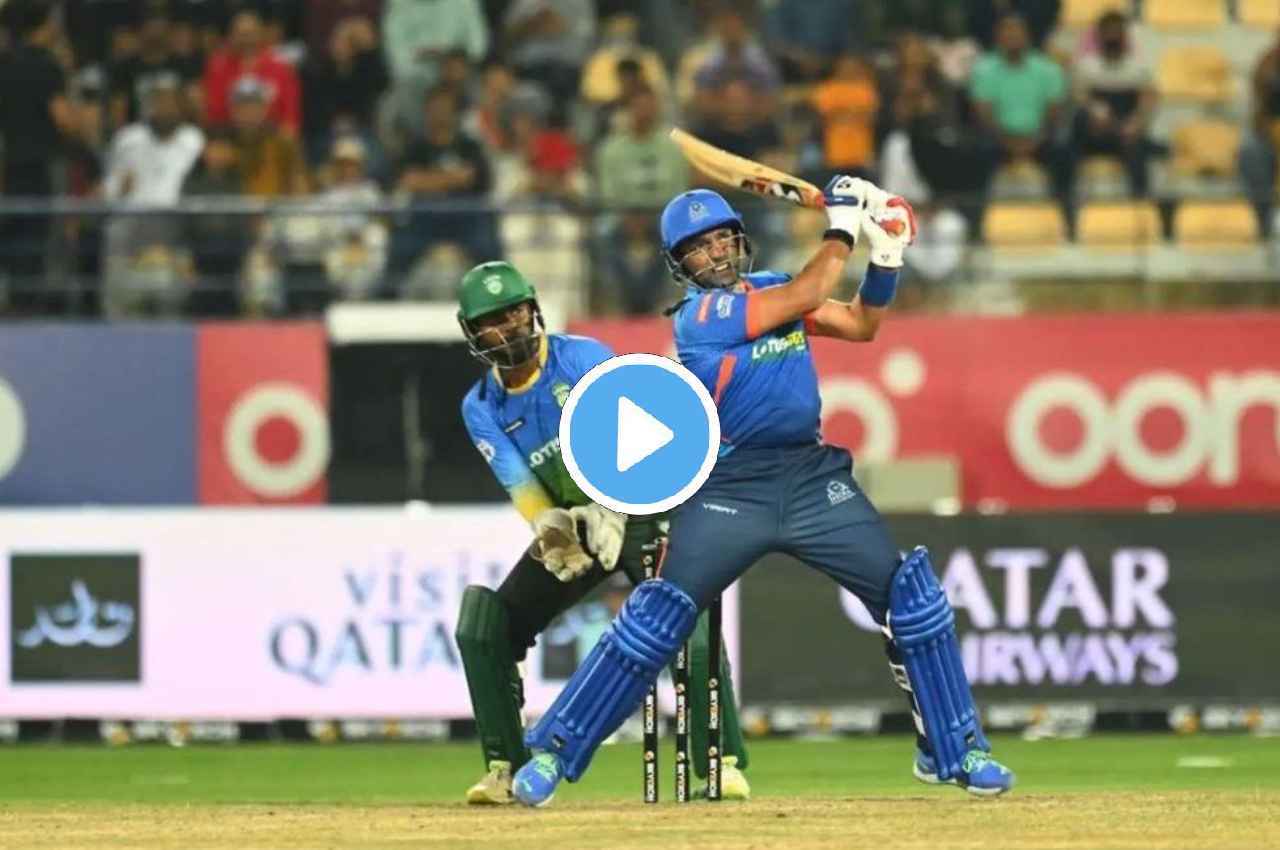 LLC 2023: दोहा में  Uthappa की सुनामी, 6 6 6 4...Asia Lions के  गेंदबाजों को धो डाला