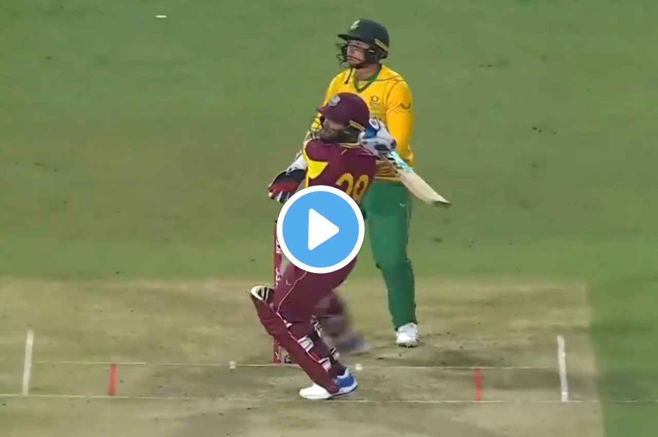 SA vs WI: तड़ाक, तड़ाक, तड़ाक...निकोलस पूरन ने उतारा गेंदबाजों का भूत, देखें वीडियो