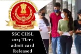 SSC CHSL 2023 Tier 1 admit card