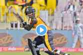 Saim Ayub hit a tremendous six Peshawar Zalmi